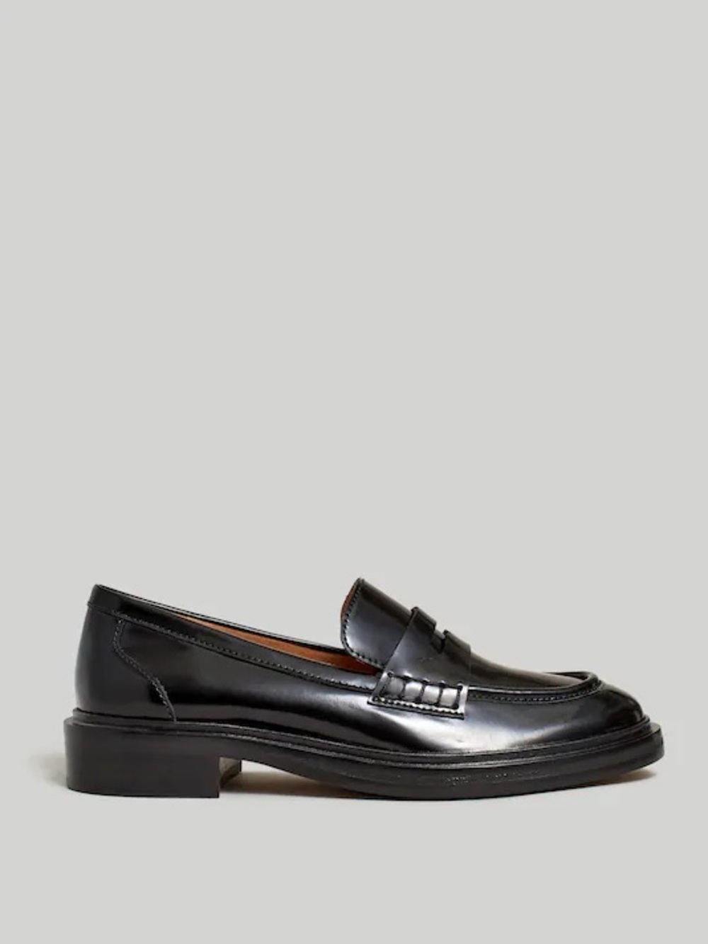 Madewell Vernon Black Leather Loafers - Picture 3 of 7